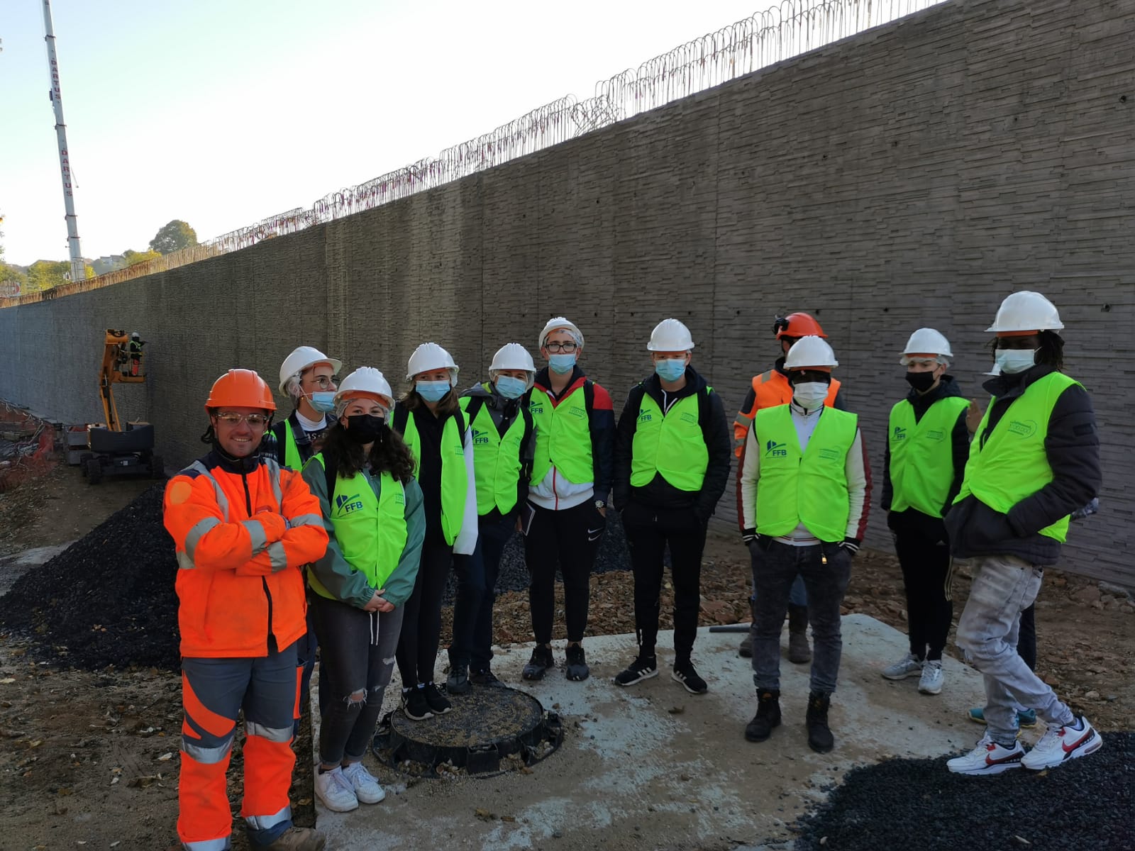 coulisses du bâtiment