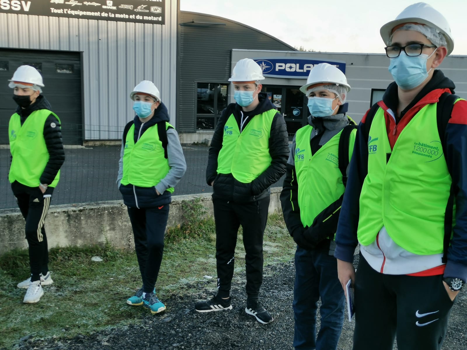 coulisses du bâtiment