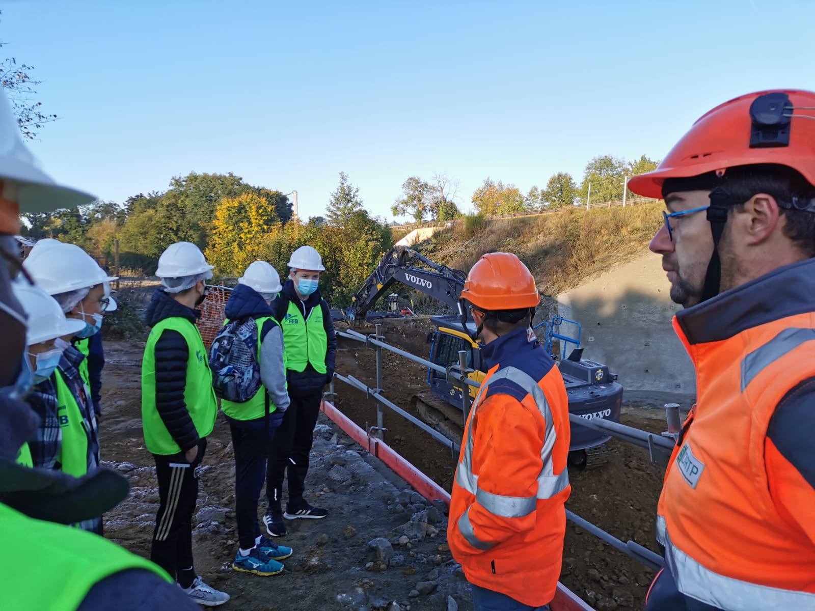 coulisses du bâtiment