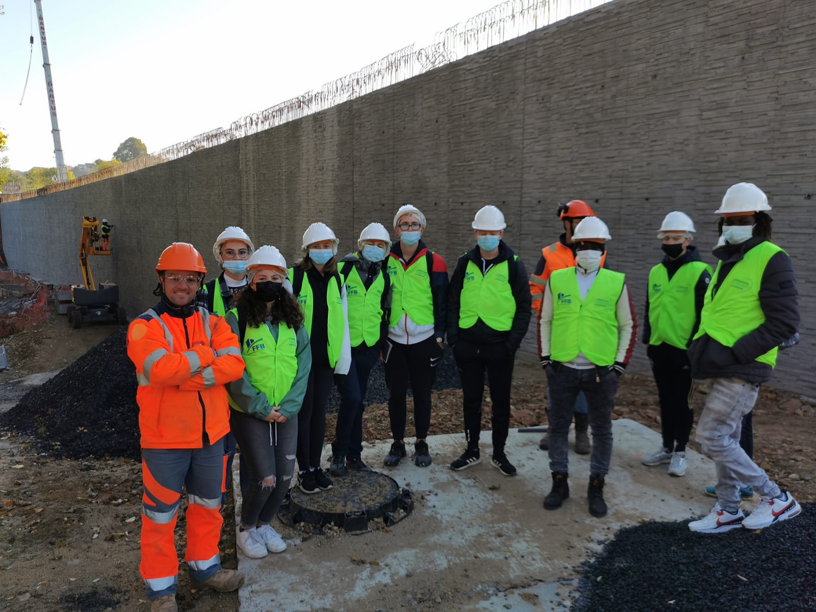 coulisses du bâtiment