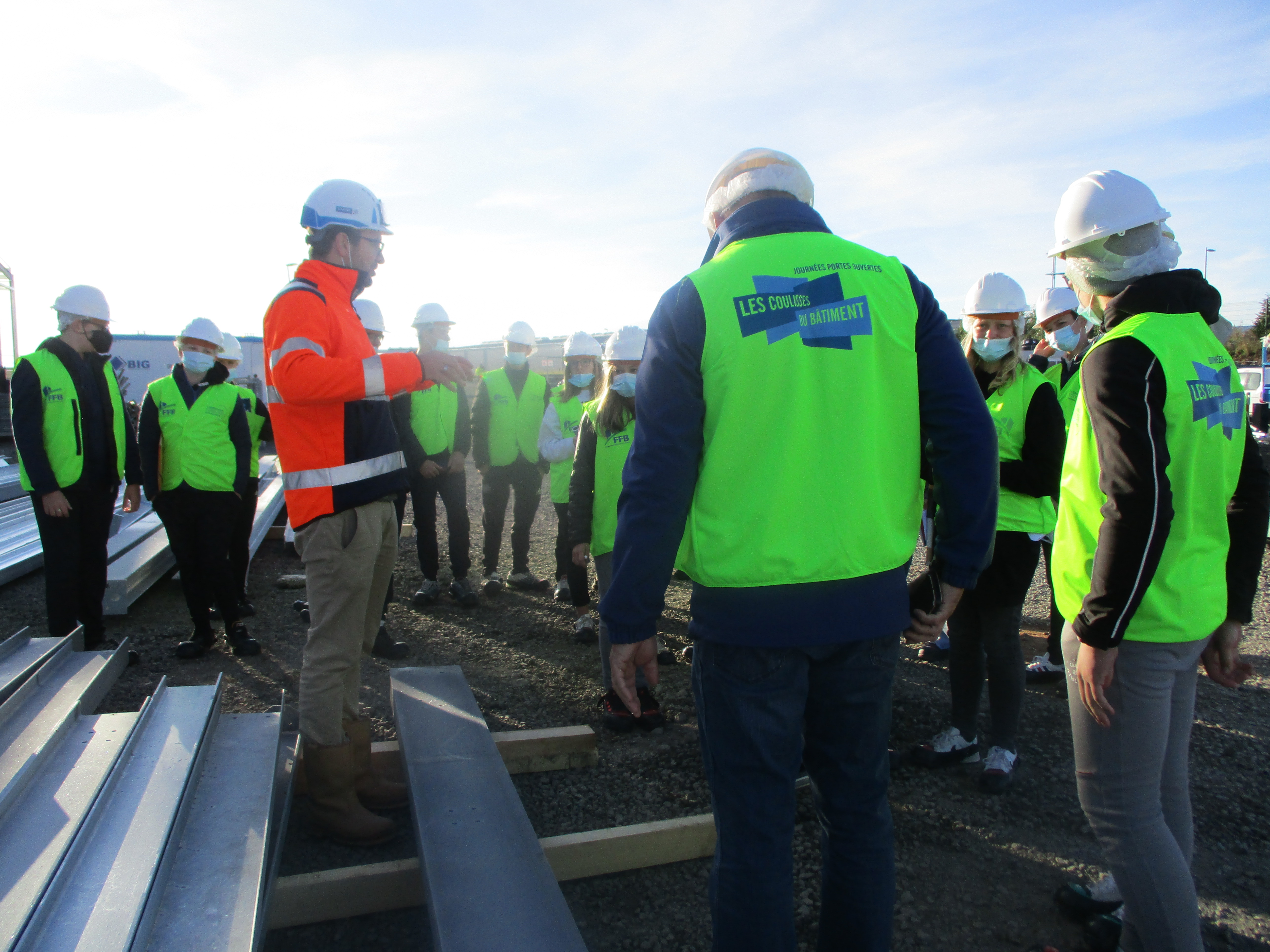 coulisses du bâtiment