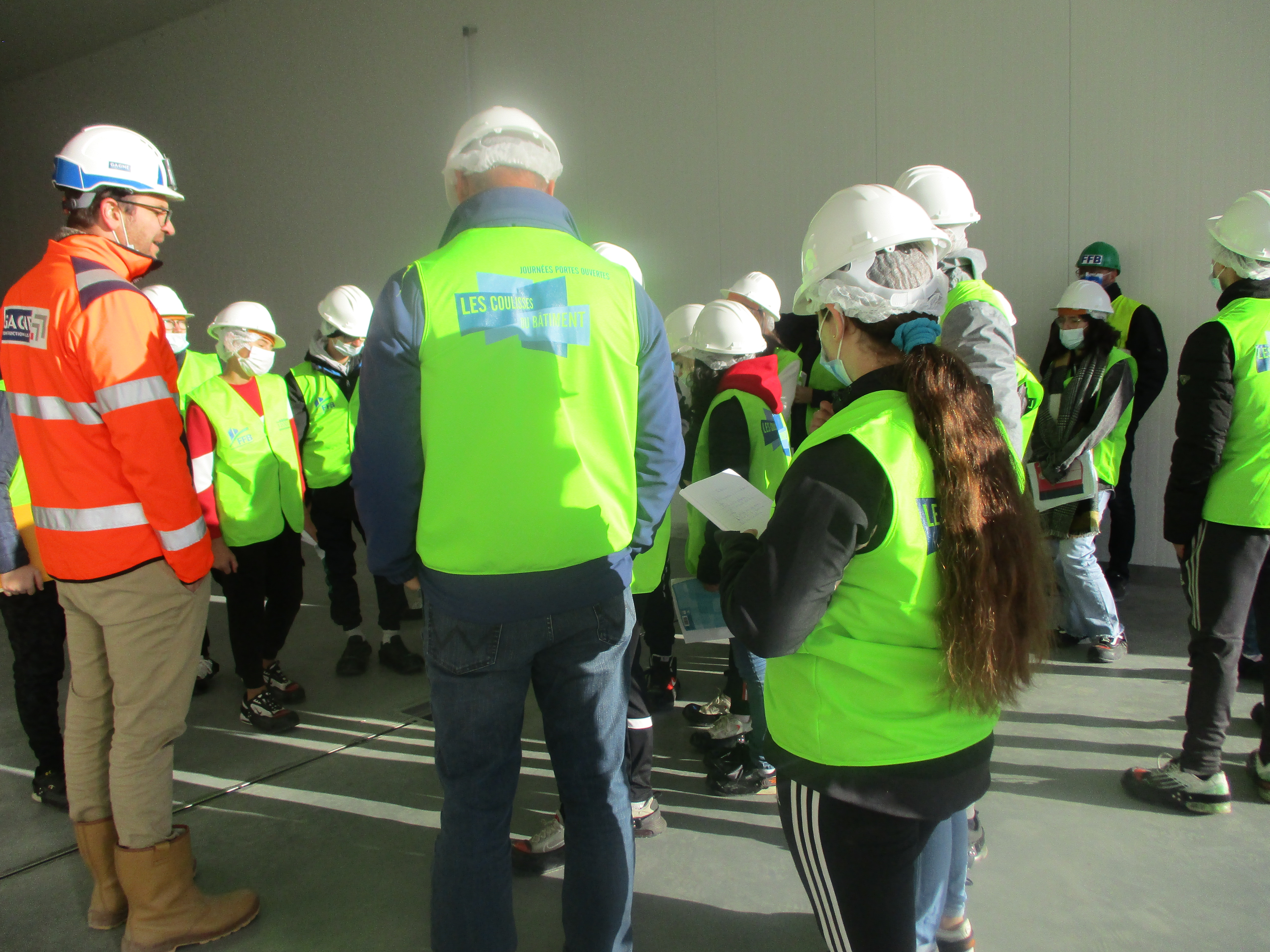 coulisses du bâtiment