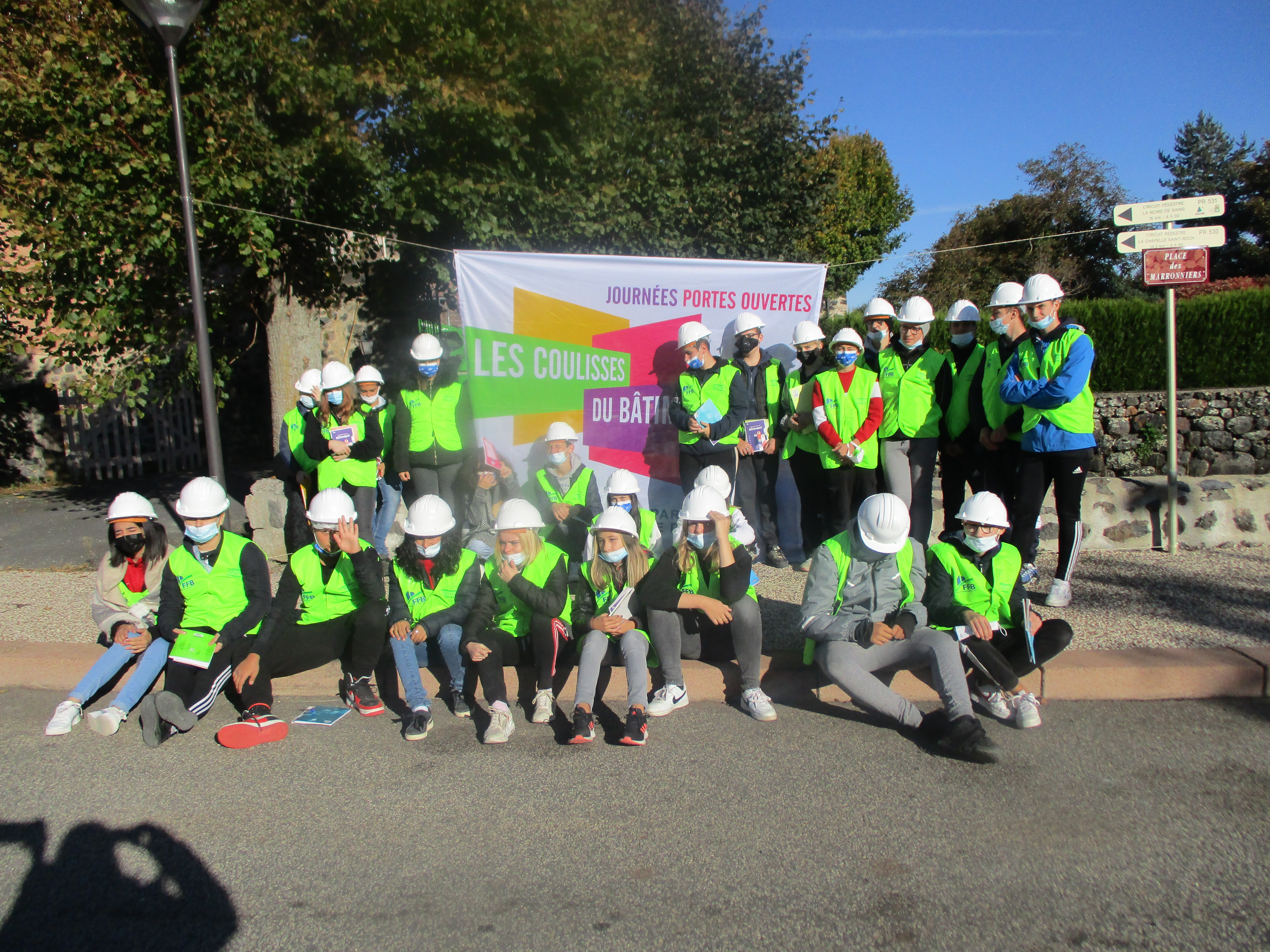 coulisses du bâtiment