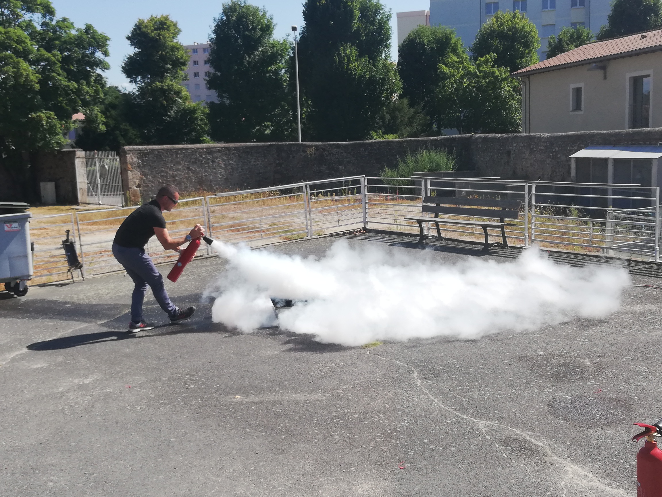 Formation incendie au Pôle La Chartreuse