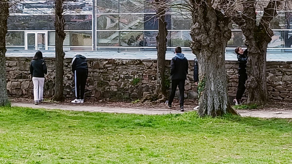 chasse aux oeufs lycée 2024