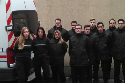 Visite Police Nationale par les CAP AS